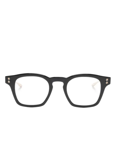 Akoni Wise square-frame glasses Black AKX418A