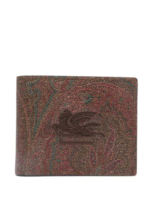 ETRO Pagaso-motif printed wallet Brown MP2D0001AA012