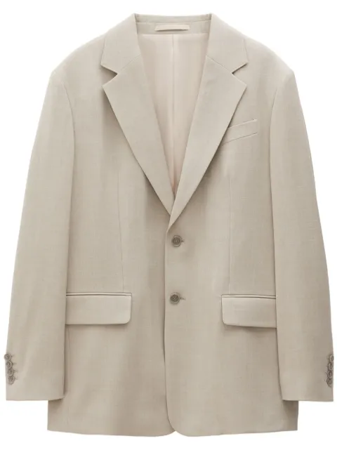 Filippa K single-breasted mélange blazer Neutrals 29585