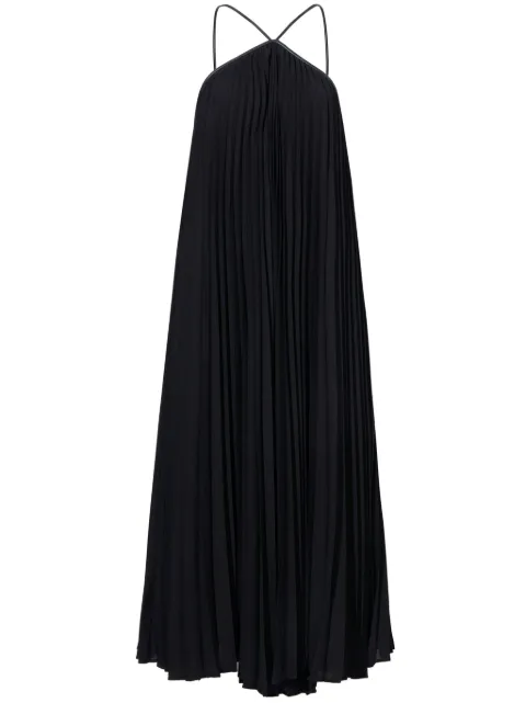 Proenza Schouler White Label Celeste lightweight crepe dress Black WL2423432BY252