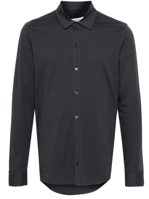 Orlebar Brown Giles cotton silk shirt Grey 279018