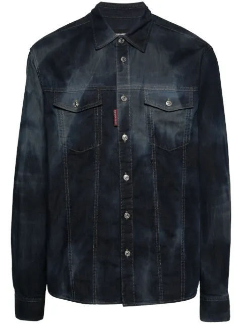 DSQUARED2 Icon denim shirt Blue S79DL0040S30341