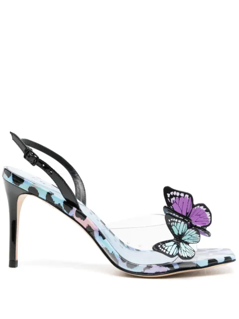 Sophia Webster Vanessa 95mm butterfly-detail sandals Multicolour SSS24054