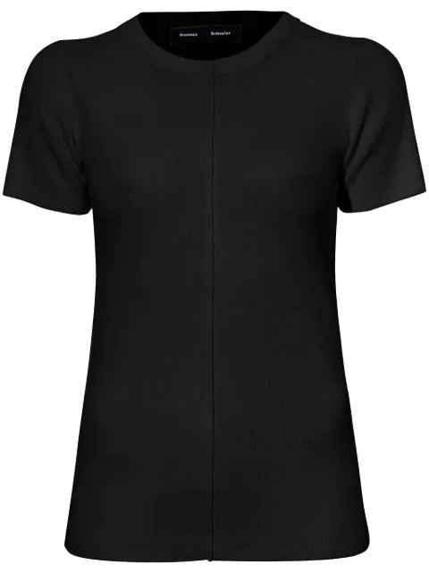 Proenza Schouler ribbed crew-neck T-shirt Black R2427153KY283