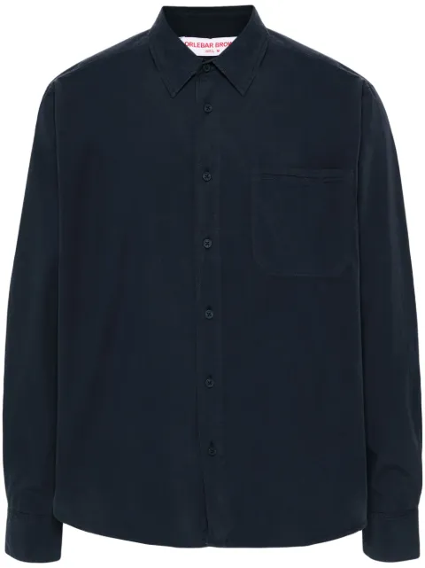 Orlebar Brown Grasmoor Gd cotton shirt Blue 279019