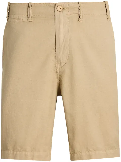 Polo Ralph Lauren cotton-linen blend chino shorts Neutrals 710741375024