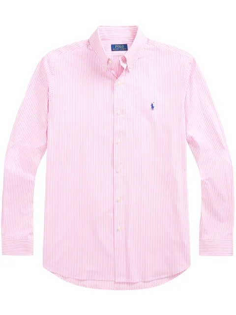 Polo Ralph Lauren striped poplin shirt Pink 710929346002