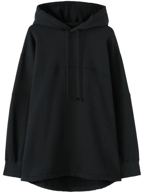 Jil Sander logo-embroidered cotton hoodie Black J22GU0120J20128
