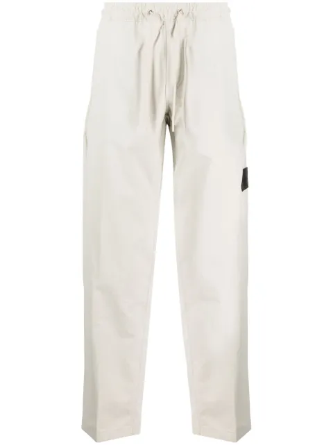 Calvin Klein Technical logo-appliqué trousers Neutrals J30J323506