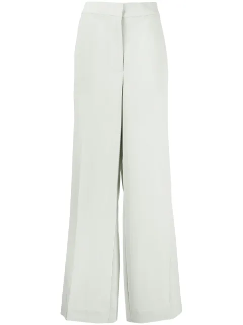 Calvin Klein twill wide-leg trousers Green K20K205958