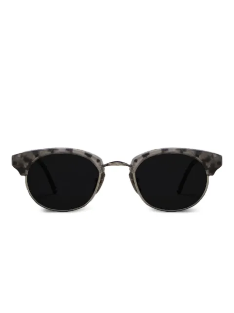 Thom Browne Eyewear oval-frame sunglasses Green UES702AG0003