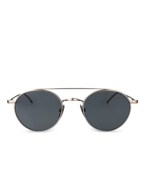 Thom Browne Eyewear titanium round sunglasses Grey UES101AG0001