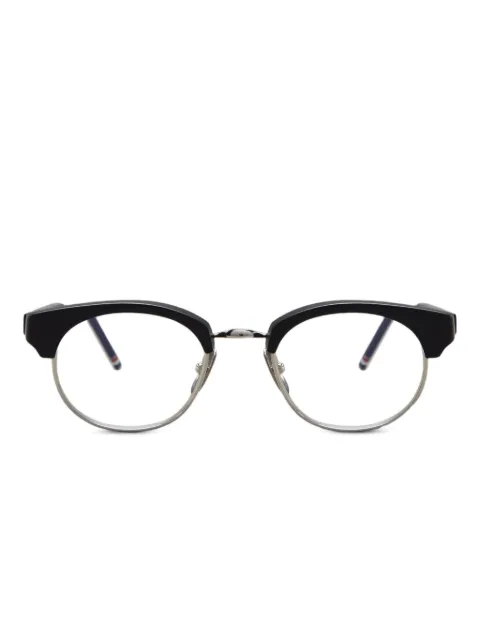 Thom Browne Eyewear oval-frame glasses Black UEO702AG0003