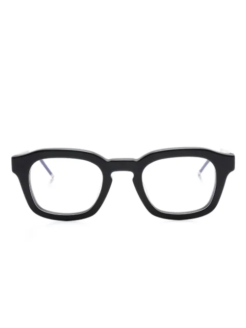 Thom Browne Eyewear wayfarer-frame glasses Black UEO412AG0002
