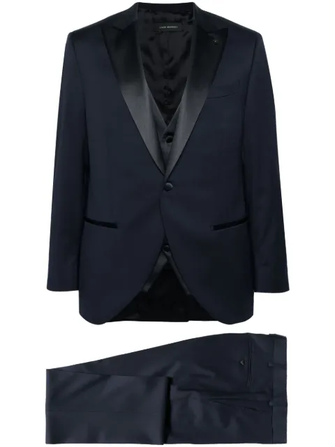 LUIGI BIANCHI MANTOVA single-breasted wool suit Blue 340053010