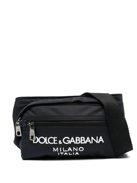 Dolce & Gabbana raised logo belt bag Blue BM2218AG182