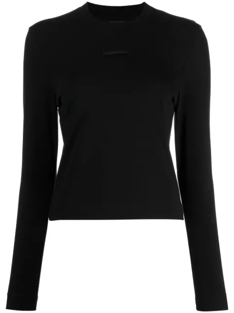 Jacquemus Le T-shirt Gros Grain top Black TSW00155AJ00124