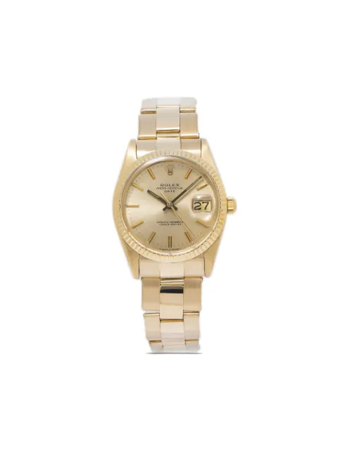 Rolex pre-owned Datejust 34mm Neutrals 1500