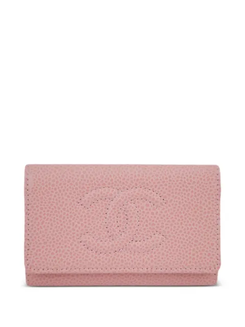 CHANEL Pre-Owned 2023 CC leather key case Pink 8633770