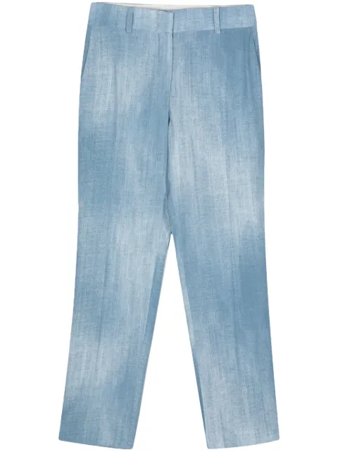 Ermanno Scervino pressed-crease tailored trousers Blue D446P300EMY