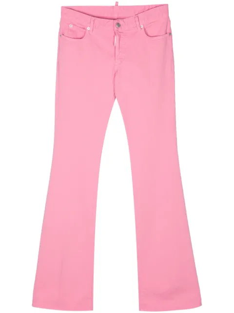 DSQUARED2 mid-rise flared jeans Pink S75LB0860S30811