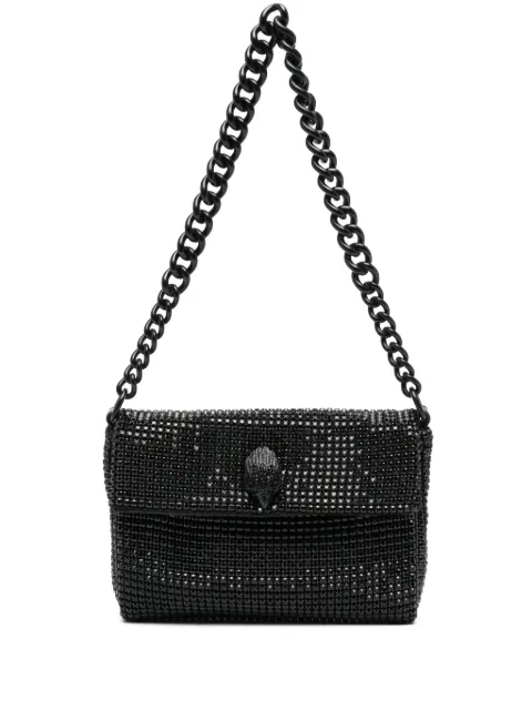 Kurt Geiger London small Eagle-Head crystal bag Black 0593700999