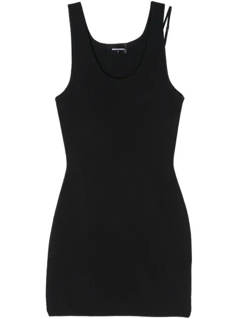 DSQUARED2 logo plaque mini dress Black S80CT0032S18435