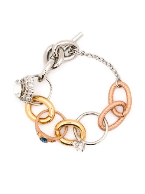 Marni ring-embellished bracelet Gold BRMV0204A0P6527