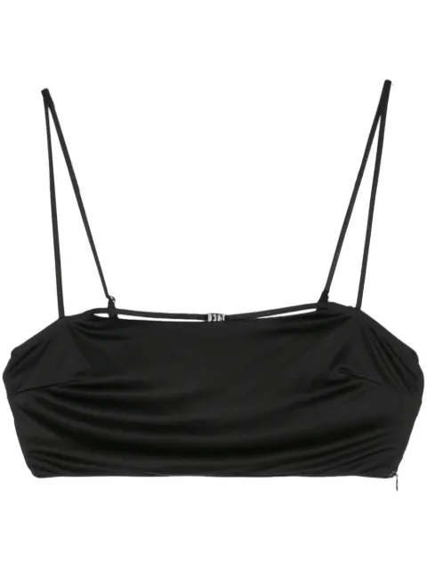 DSQUARED2 Icon-motif cropped top Black S80NC0007S24586