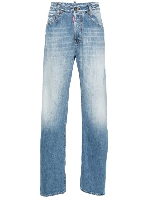 DSQUARED2 Light Tape wide-leg jeans Blue S74LB1419S30309