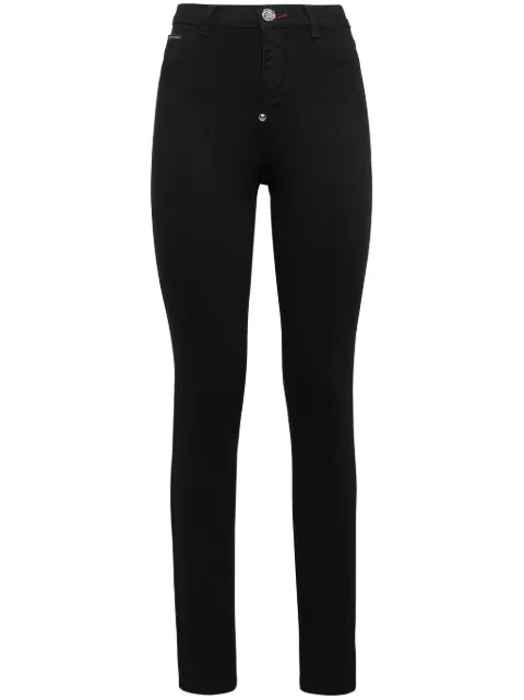 Philipp Plein high-waisted super-skinny jeans Black AAACWDT1789PDE004N