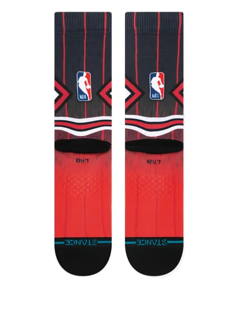 Stance x NBA Chicago Bulls Fader socks Red A558A22FACBLK