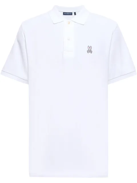 Psycho Bunny appliqué polo shirt White B6K001ARPCWHT