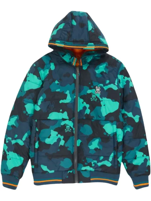 Psycho Bunny Urswick padded jacket Blue B6N219Q1POMNA