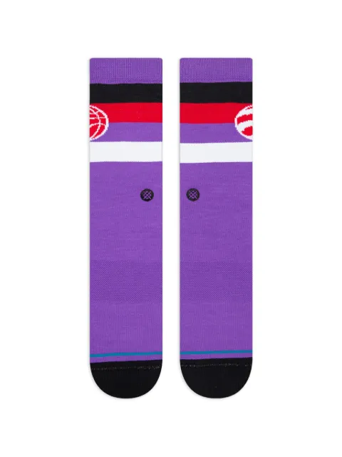 Stance x NBA Toronto Raptors ribbed socks Purple A555C22RAPRED