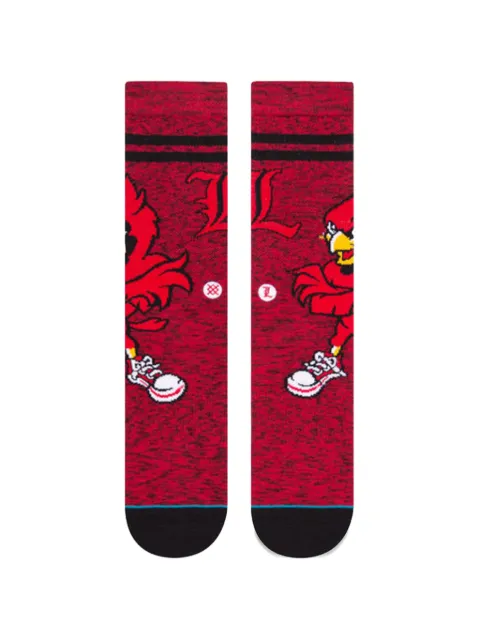 Stance louisville louie character socks Red M558C18LOURED