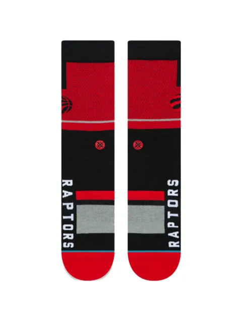 Stance NBA Raptors crew socks Black M545C19RAPRED