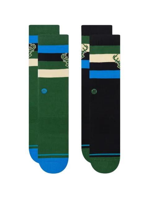 Stance striped crew socks Green A555C22BCKDNG