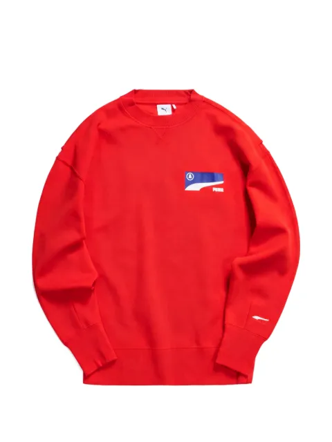 PUMA Ader crew-neck long-sleeves sweater Red 578489