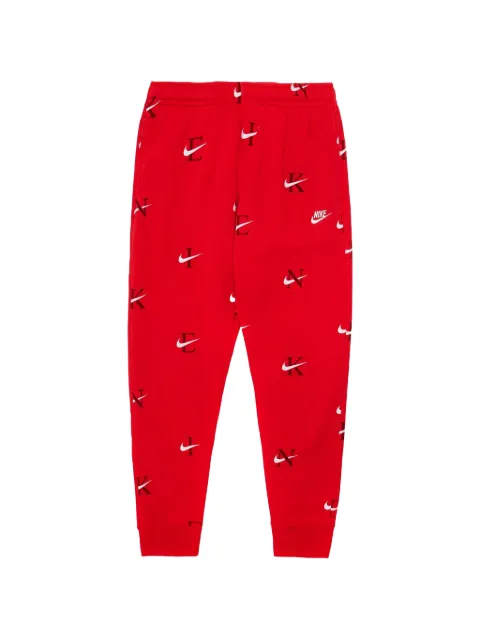 Nike Sportswear Club logo-print track pants Red DV9611