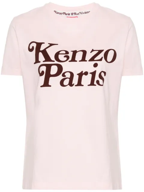 Kenzo x Verdy logo-print cotton T-shirt Pink FE52TS1184SO