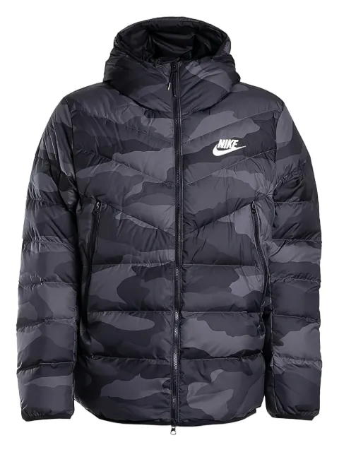 Nike down-fill camouflage puffer jacket Black BV4763