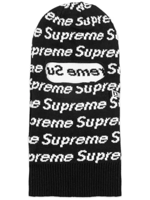 Supreme x New Era Repeat "Black" balaclava Black SU100142