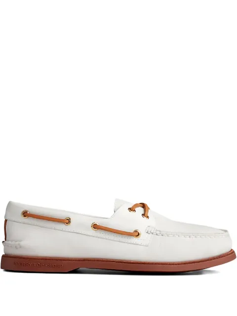 Sperry Gold Cup two-eye boat shoes White STS22140