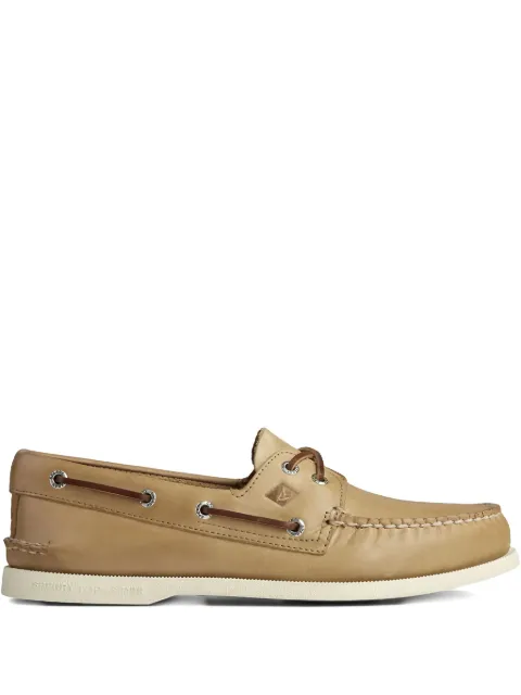 Sperry Authentic Original two-eyelet leather boat shoes Neutrals 0197632