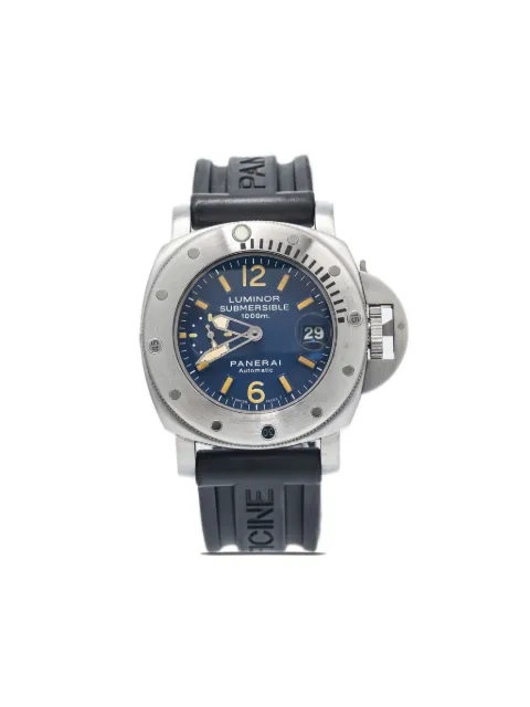 Panerai pre-owned Luminor Submersible 44mm Blue 00087
