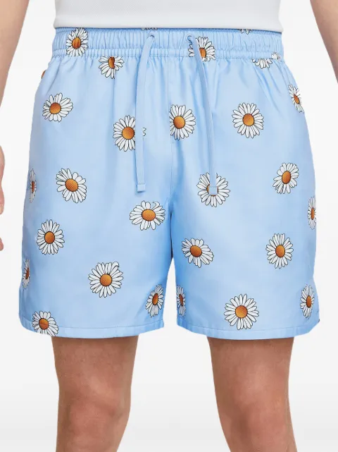Nike floral-print shorts Blue DM6909