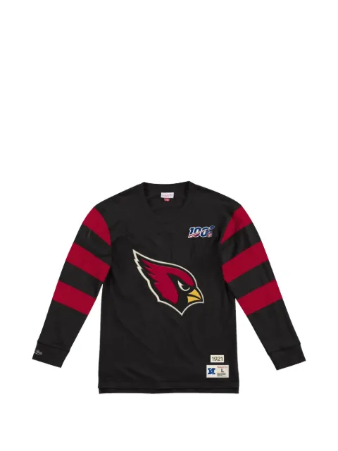 Mitchell & Ness x NFL Arizona Cardinals long-sleeve logo-patch T-shirt Black LNSLDF18030ACADKRD