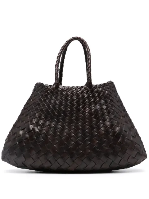 DRAGON DIFFUSION small Santa Croce tote bag Brown 8893