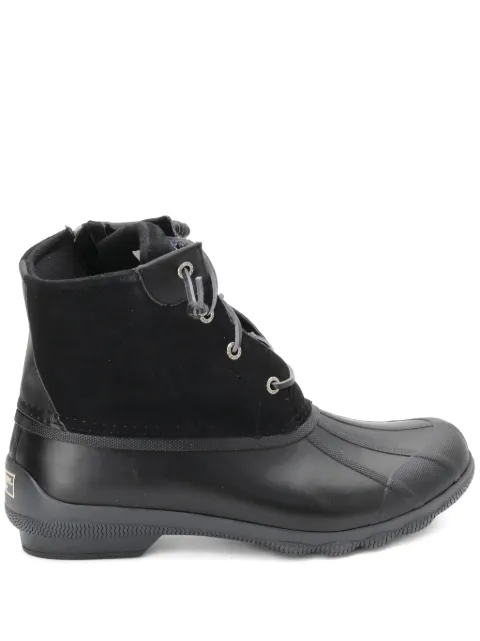 Sperry lace-up rain boots Black STS80422